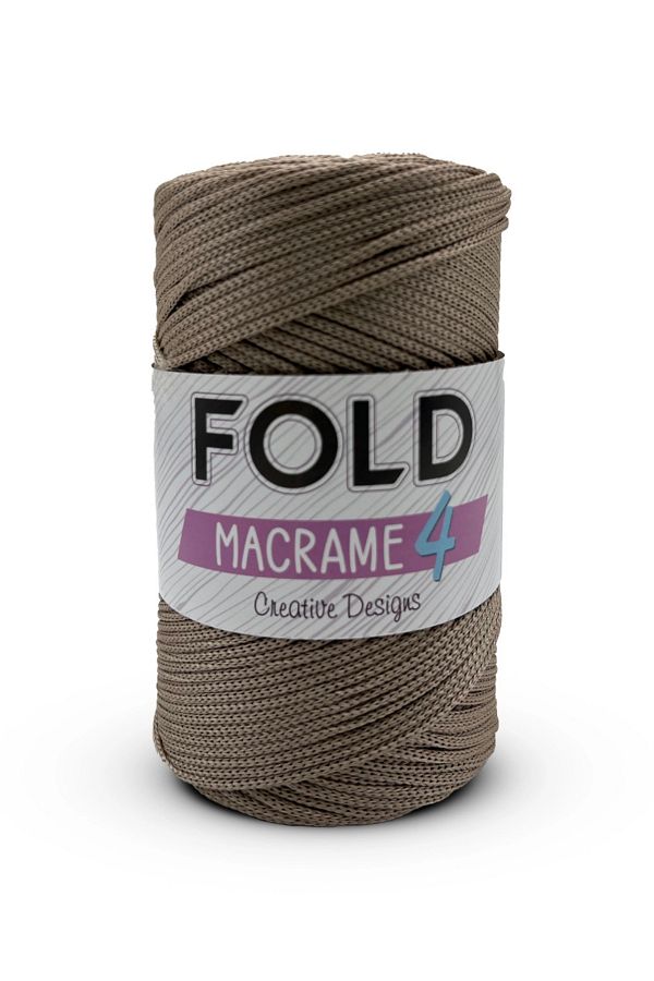 FOLD-غزل مكرامية رقم: 4 - 040 بوليستر، خيط 2 مم، 200 جرام سلك حقيبة 1