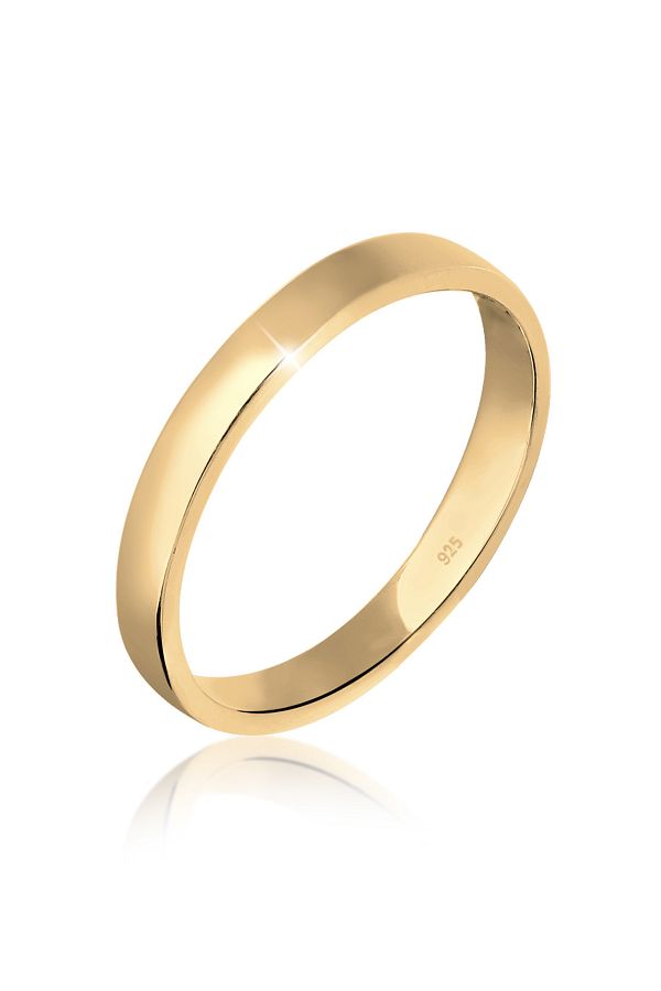 ELLI-Ring Damen Verlobung Schlicht Elegant in 925 Sterling Silber 1