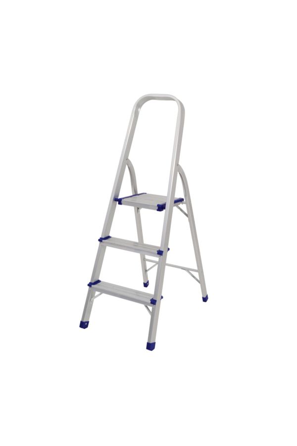 Robinson Durable Aluminum Non Slip Feet Space Saving 3 Step Ladder Trendyol