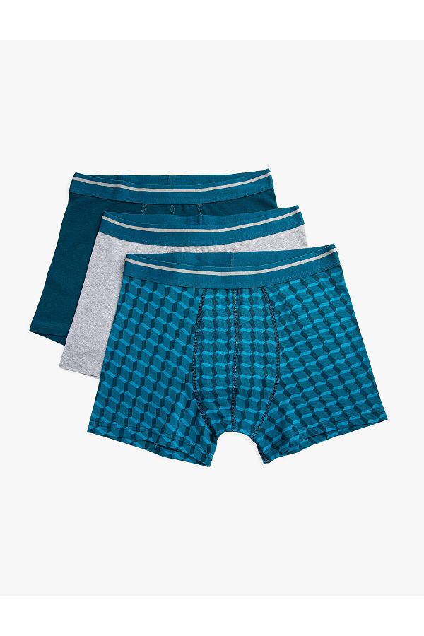 Koton-Set boxer din 3 piese din bumbac cu model 1