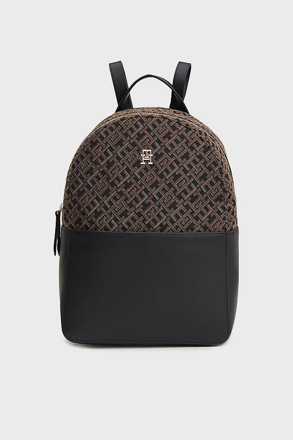 Tommy Hilfiger Jacquard Backpack with Double Straps Adjustable Backpack Aw0Aw17074 Bds Trendyol