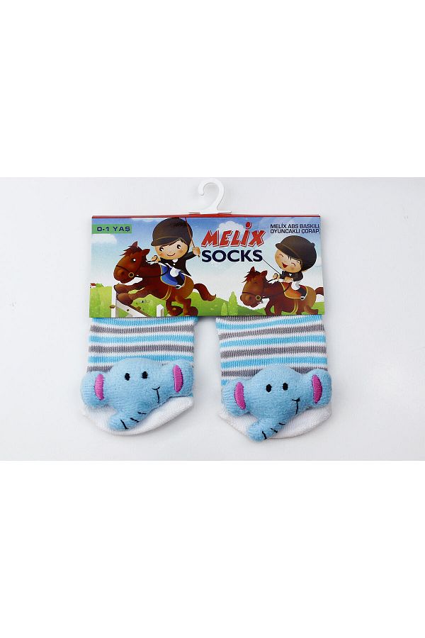 Melix-Socks with Embossed Figures 1