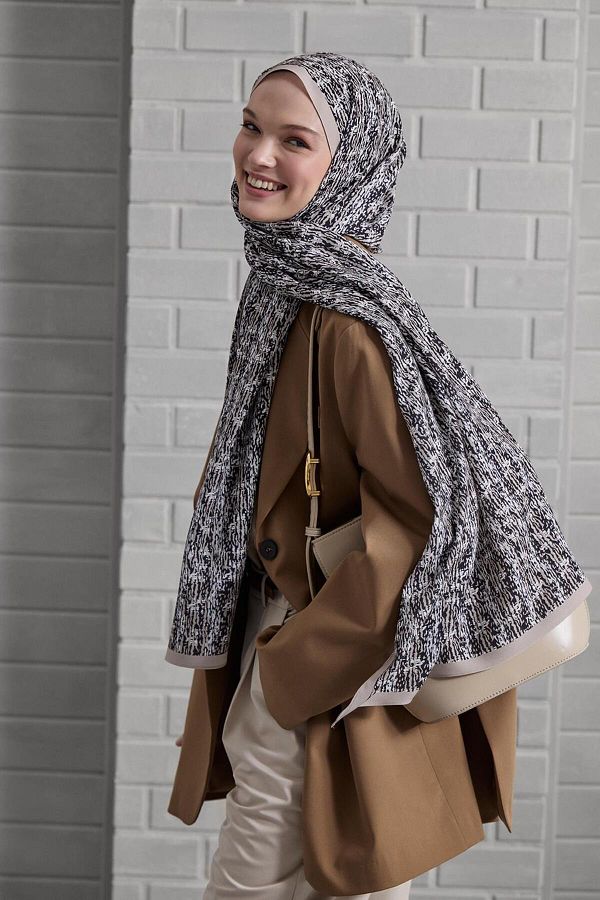 Qef-Dapper Patterned Daily Print Shawl 1