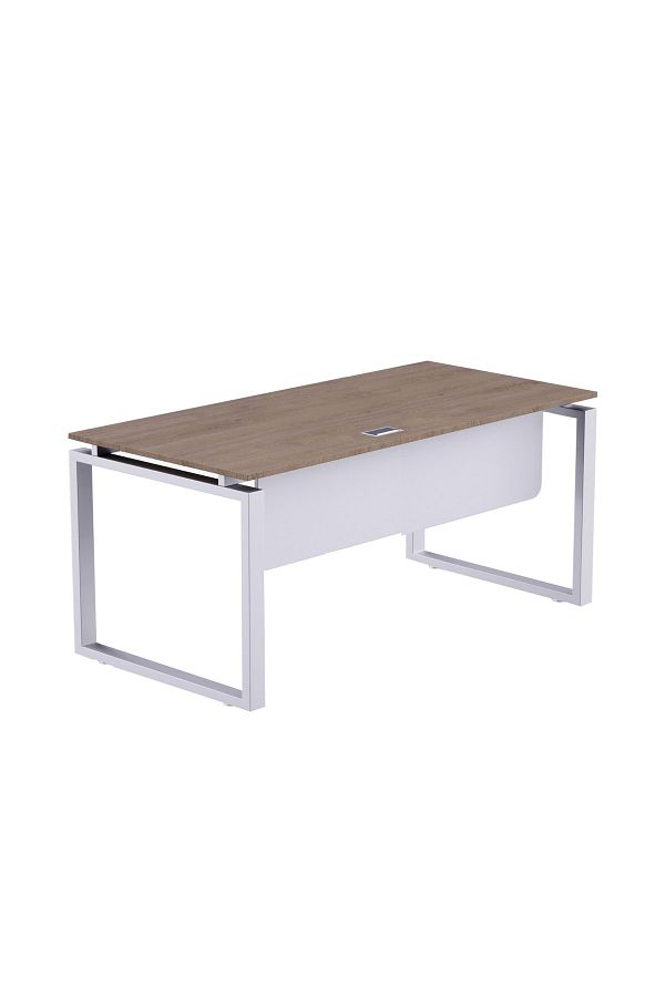 Mahmayi-Carre 5116 Modern Workstation without Drawer Computer Desk Truffle Davos Oak Ideal for Home 1