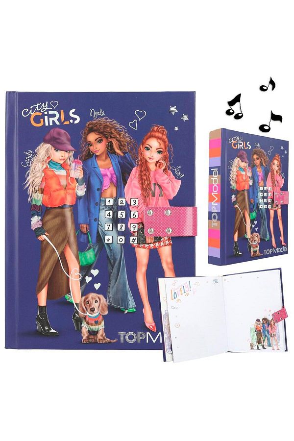 Top Model by Depesche-Top Model City - Diary with Lock and Password 0412711 1