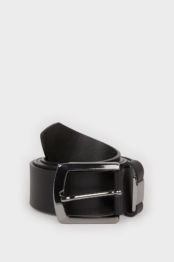 DeFacto-Herren-Freizeitgürtel aus Leder mit Neujahrsmotiv D9509axns 1