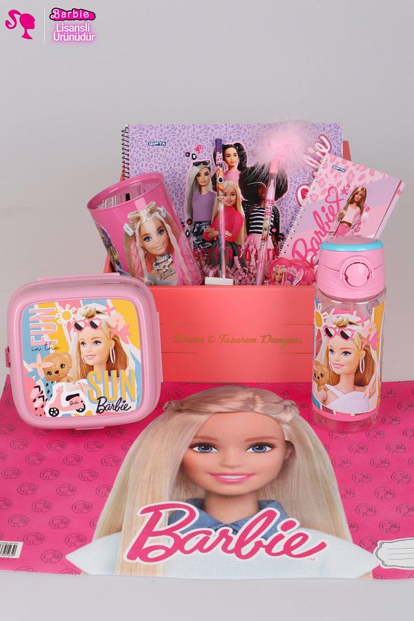Barbie doll stationery best sale