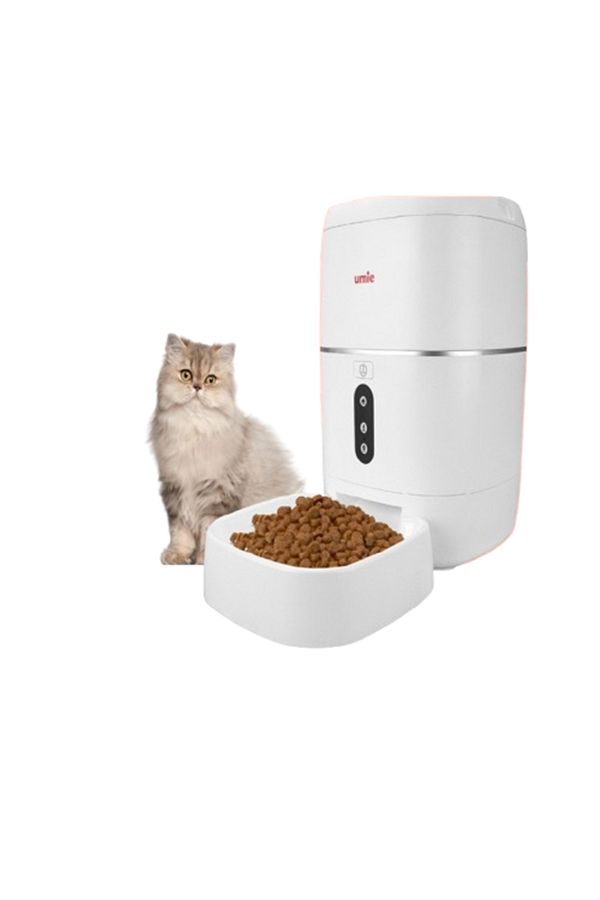 gaman-Wireless Pet Feeder 6L Wifi+Bt Tuya Supported Automatic Voice Message Remote Control 1
