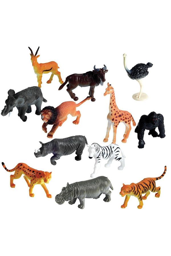 Learning Resources-Animale Jungla - Set 60 Figurine 1