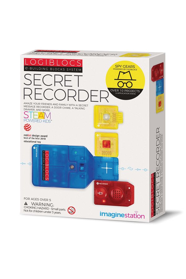 4M-Logiblocs electronic game - Secret Recorder set 1