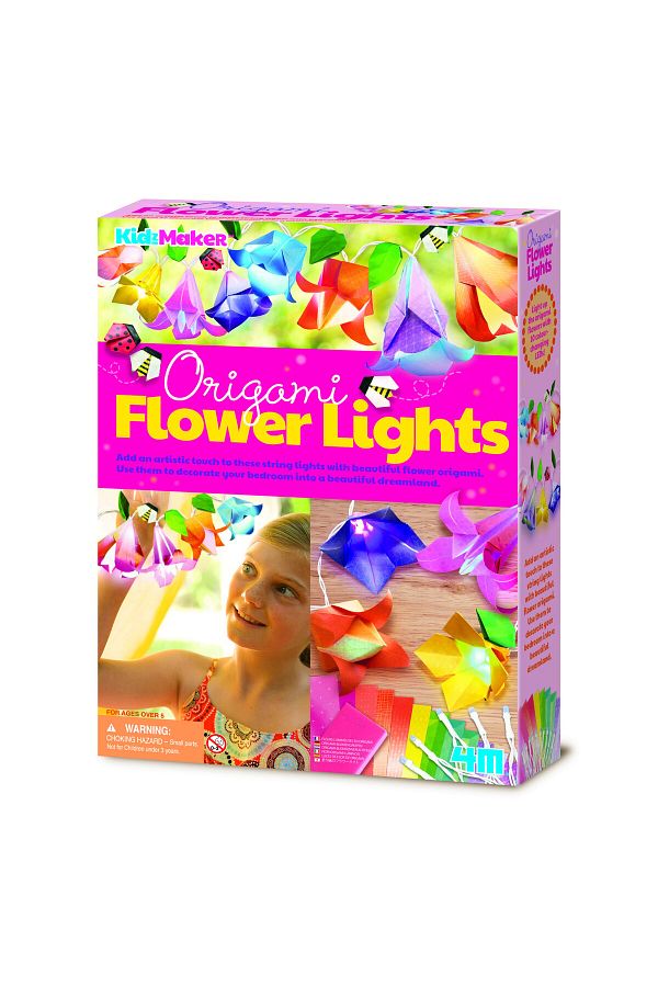 4M-Creative DIY set - Origami flower lights 1