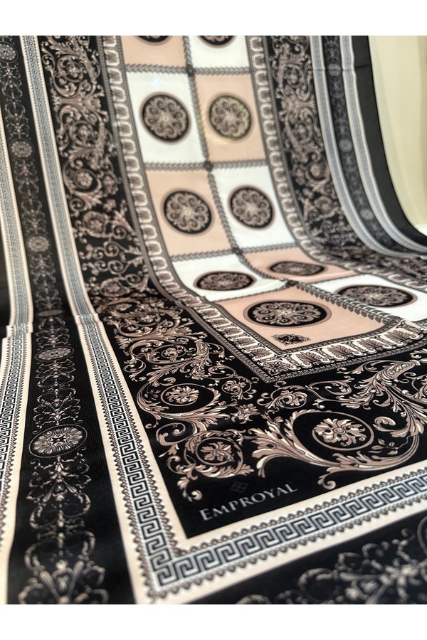 Emproyal-Stylish Pattern, Non-Slip, Non-Slip, Easy Shape Space, Tivil Woven Color Shal 1
