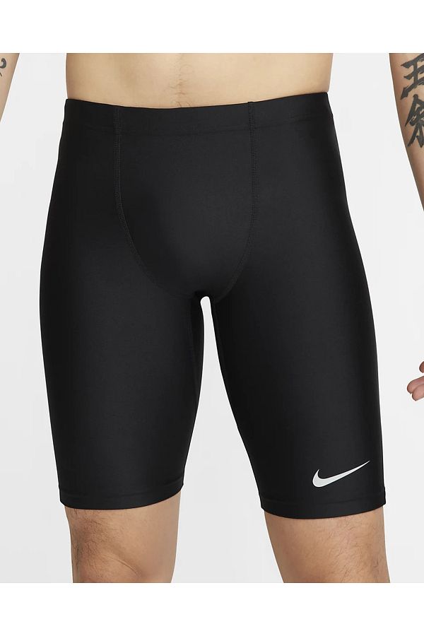 Nike-Dri-Fit Fast Half-Tight Black Men's Tights 1