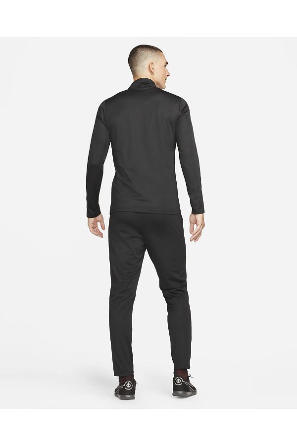 Nike standard fit tracksuit black discount