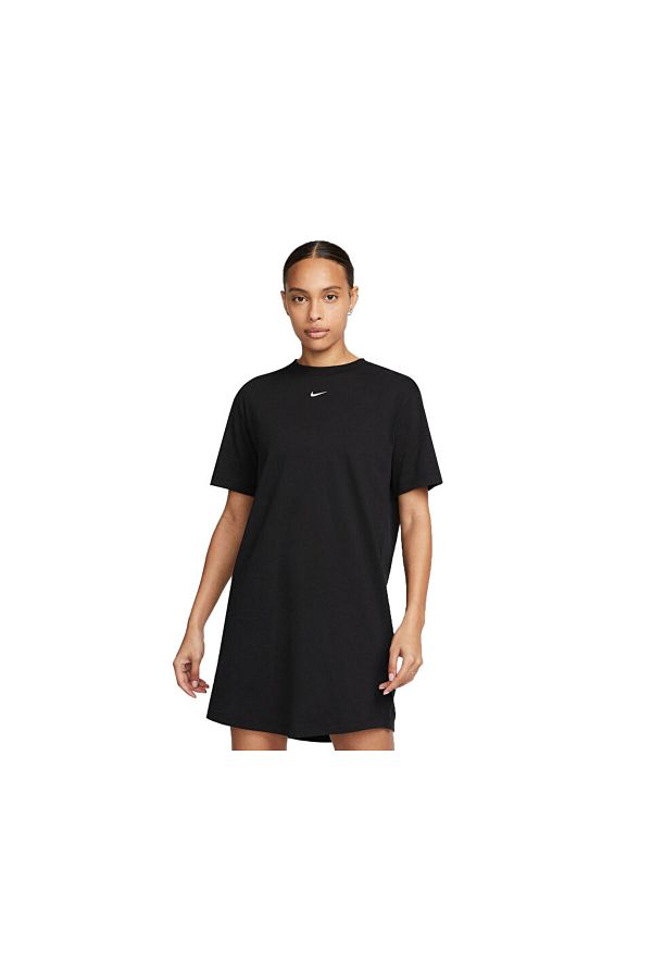 Nike W Nsw Essntl Ss Dress Women s Black T Shirt Dress Dv7882 010 Trendyol