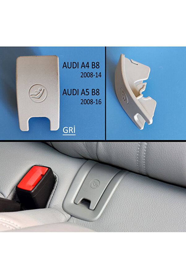 GCP German Car Parts Audi A4 B8 Isofix Cover Gray Seat Isofix