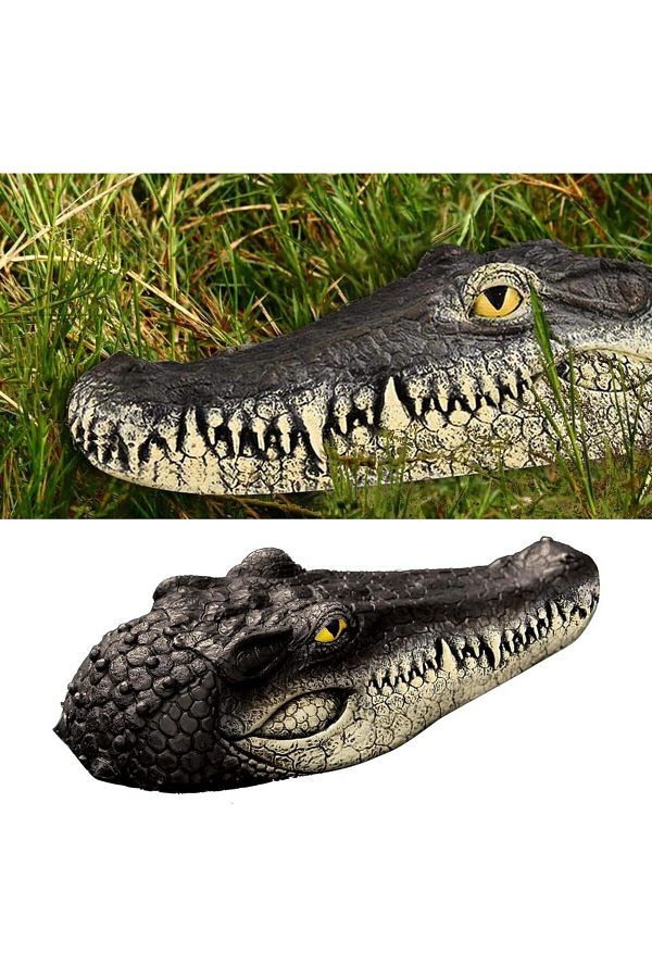 Choice-Floating Alligator Head,Alligator Head Decoy for Pool,Resin Crocodile Head for Swimming Pool / Po... 1