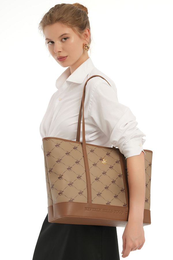 Beverly Hills Polo Club Light Mink Women's Shoulder Bag