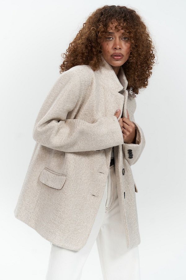 MAİ COLLECTİON-Enzo Beige Blazer Jacke 1