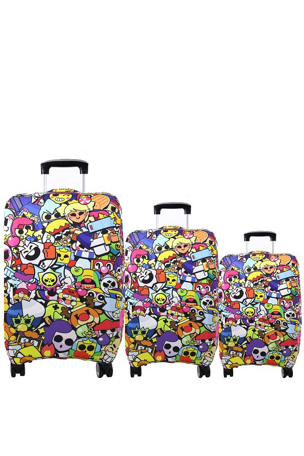 MY SARACİYE-My Saraciye 108 Character Suitcase and Suitcase Set - Large, Medium, Cabin Size Case Set 1