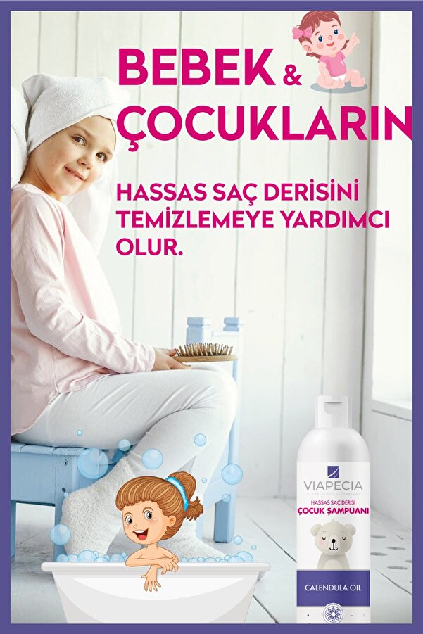Viapecia Hassas Saç Derisi Çocuk Şampuanı 200 ml