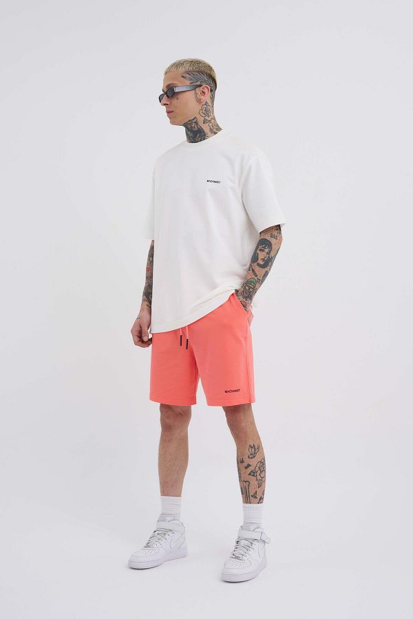 Machinist-Ανδρικό Basic Relaxed Pink σορτς 1