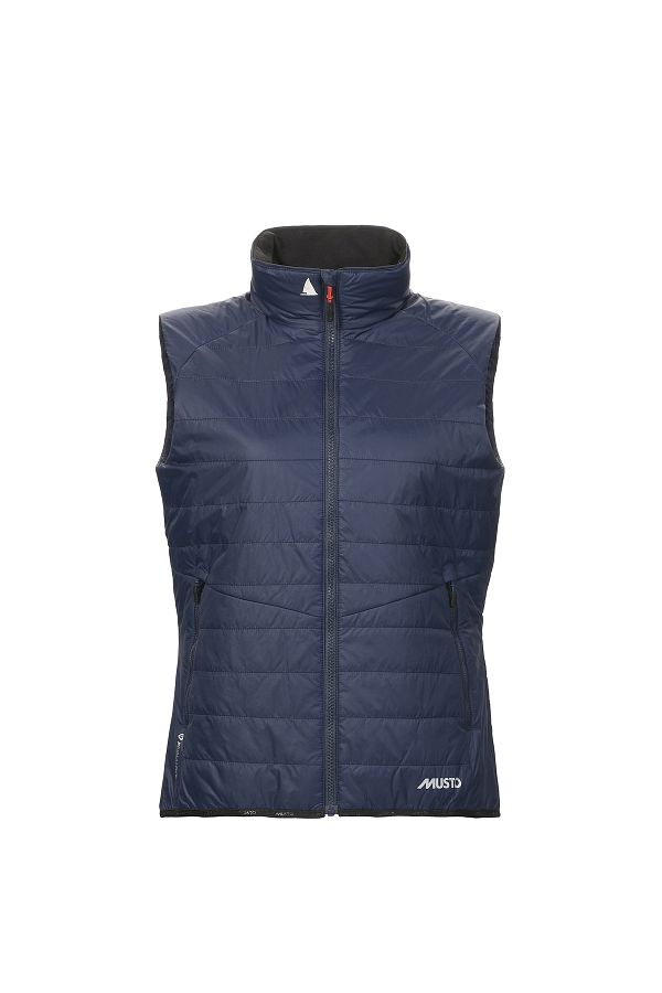 Navy sports vest top