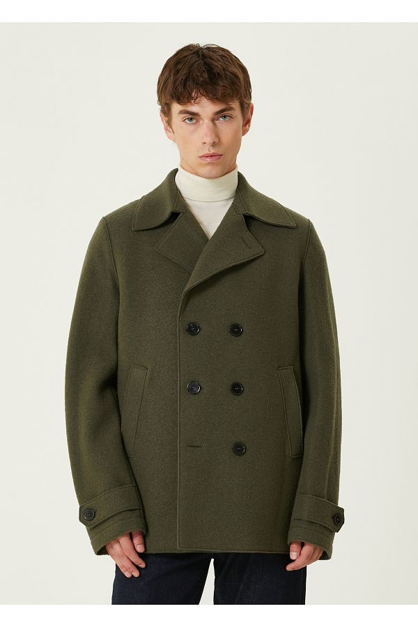 harris wharf green coat