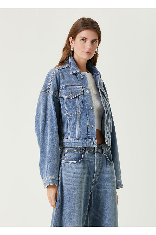 T by alexander wang denim jacket deals