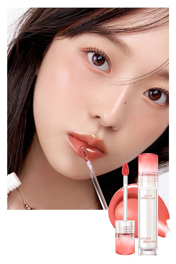 CLIO-Clio Crystal Glam Tint - Adhesiveness, Non-Giving, Intense Shining (09 Bare Peach) 1