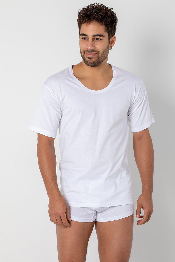Miorre-Ανδρικό κοντομάνικο εσώρουχο Doremi Combed Cotton Crew Neck 1