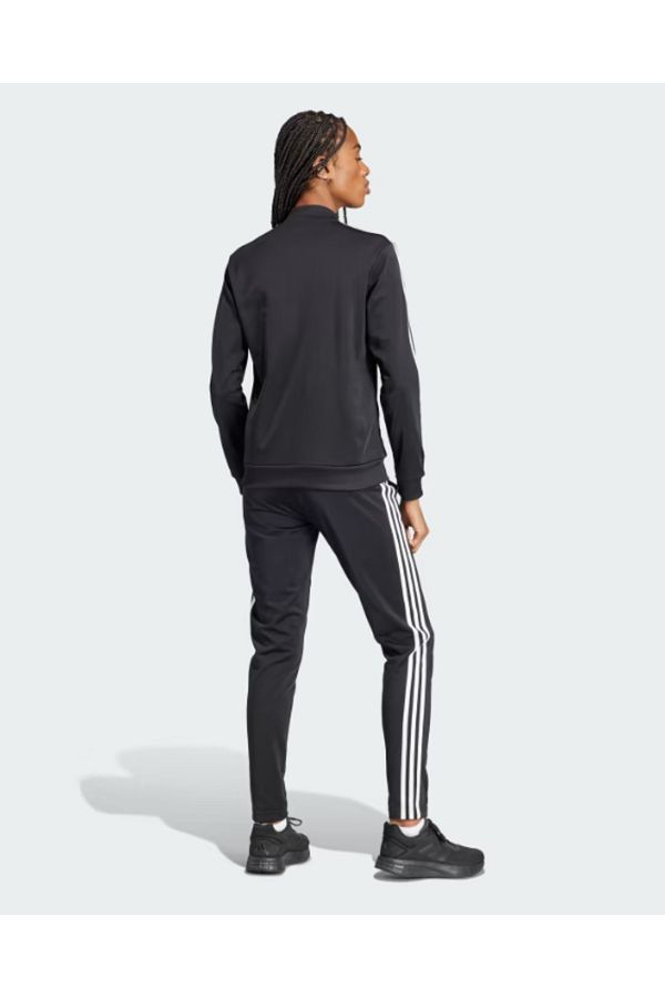 Womens black adidas tracksuit discount