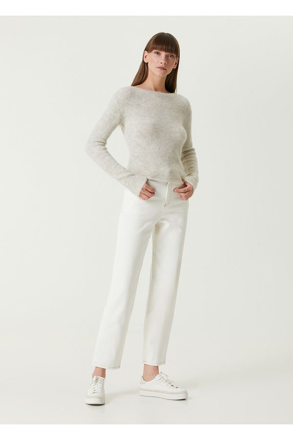 American Vintage-Le Droit White Jean Pants Size: 27 1
