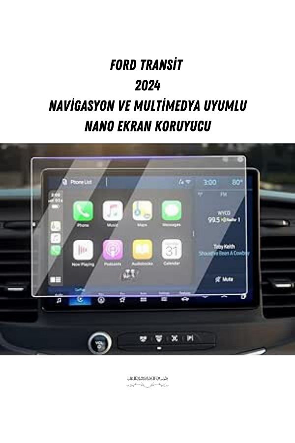 UniqAnatolia-Ford Transit 2024 Navigation and Multimedia Compatible Nano Screen Protector 1