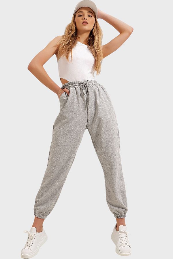 Trend Alacat Stili Women s Grimelange Seasonal Elastic Two Yarn Sweatpants Alc Y2933 Trendyol