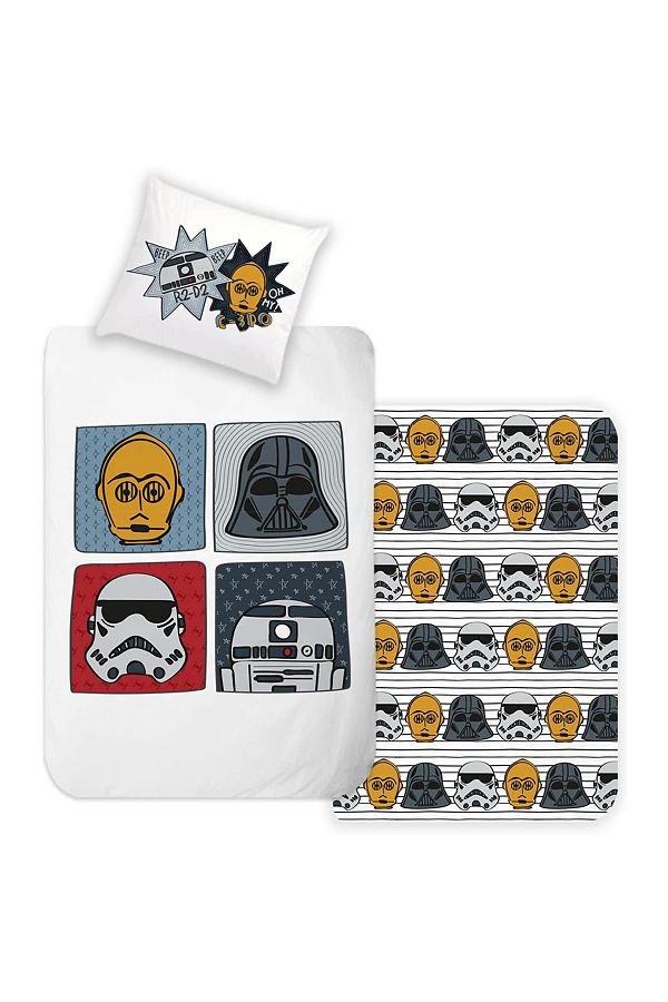 Disney Collection-Disney Home Star Wars reversible bed linen set 140x200 - pillowcase 60x70 - super soft renforce 100% 1