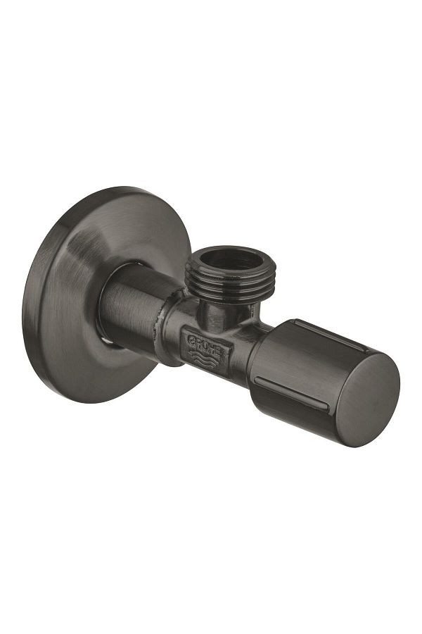 Grohe-Hard Graphite Intermediate Faucet - 1/2 in and 1/2 Out with Brush - 22041Al0 1
