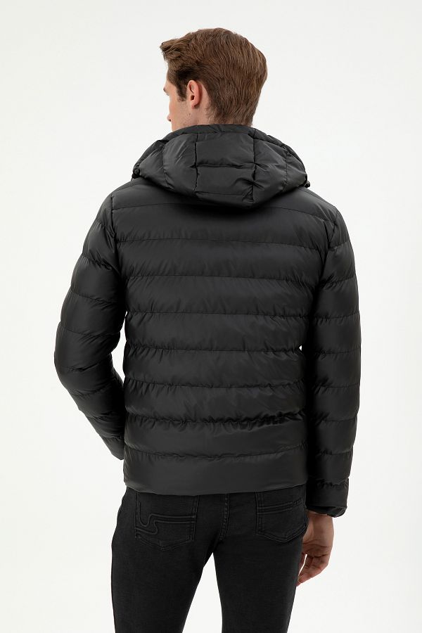 U.S. Polo Assn. Men s Black Leather Jacket 50297249 001 Trendyol