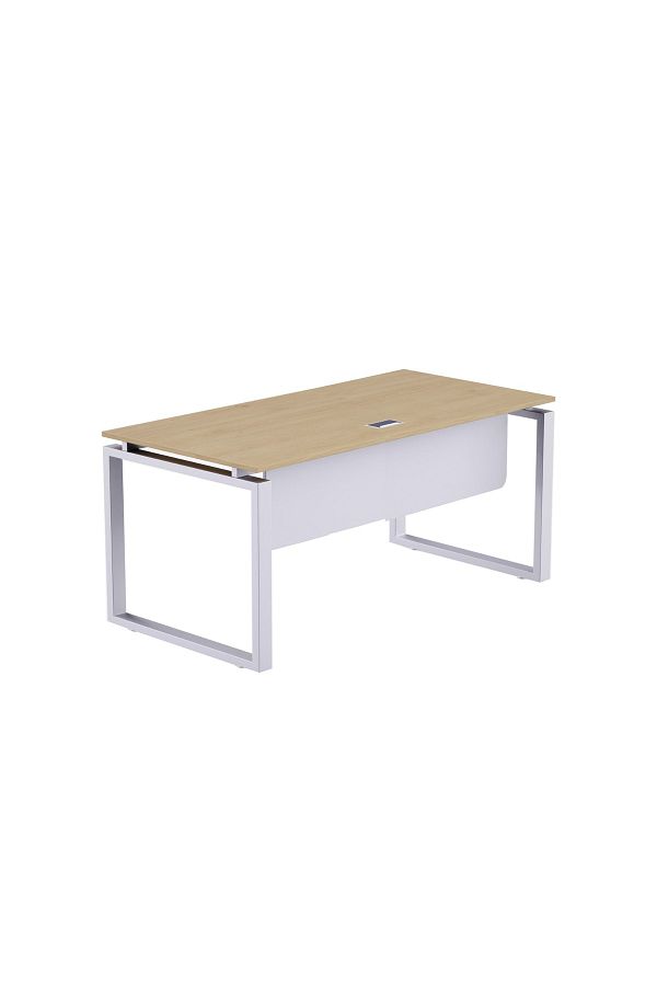 Mahmayi-Carre 5116 Modern Workstation without Drawer Computer Desk Natural Davos Oak Ideal for Home 1