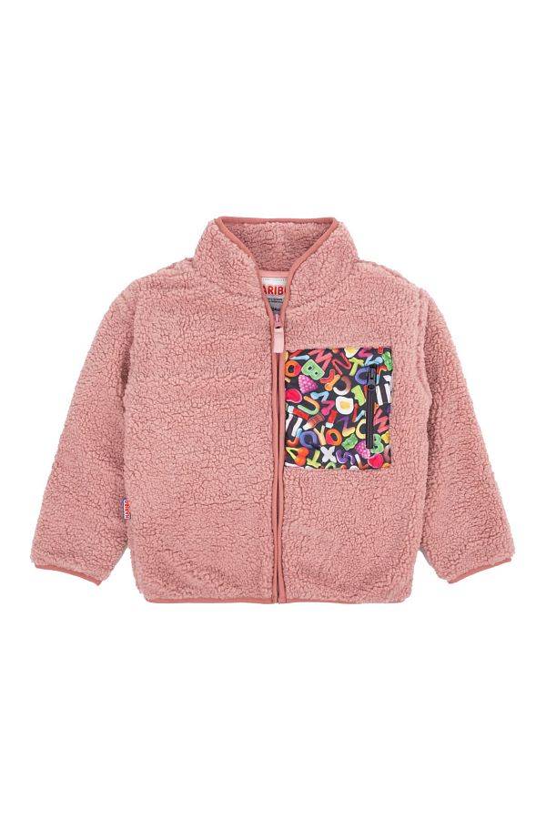 Haribo-Hari̇bo Fullzip Children's Fleece - Hrbtxt416 Salmon 1