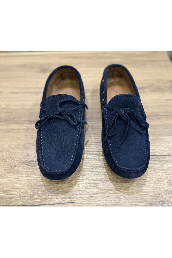 Giotelli Gio Navy Blue 005 Suede Summer Shoes Gm23Fl25015 Trendyol