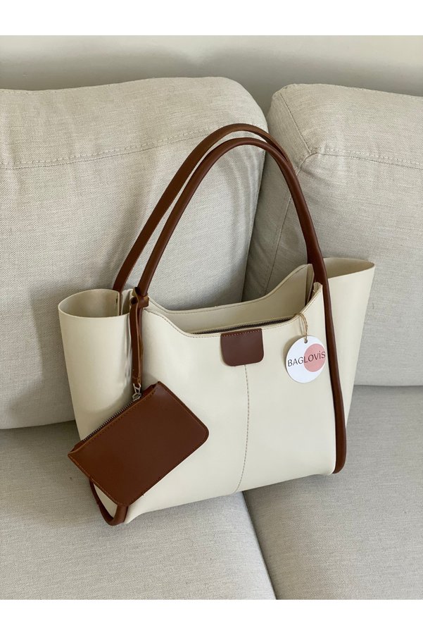 BAGLOVİS Sunny Large Women’s Shoulder Bag Width 41 Height 28