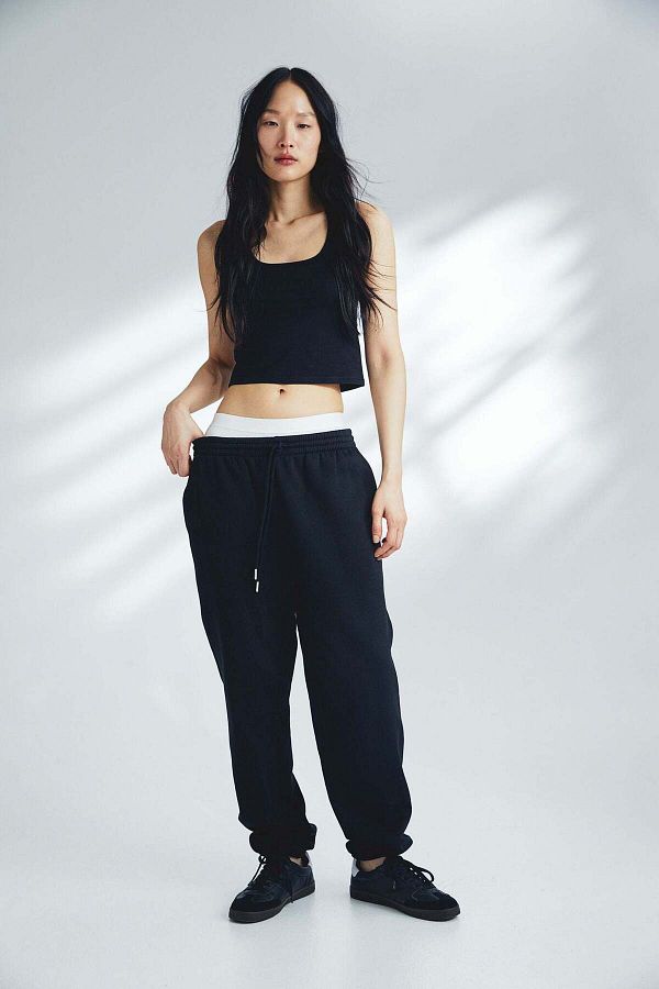Cotton blend sweatpants shop