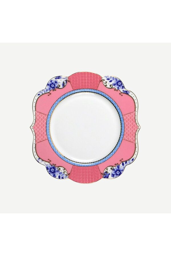 Pip Studio-Royal Pink Porcelain Pastry Plate 17 Cm 1