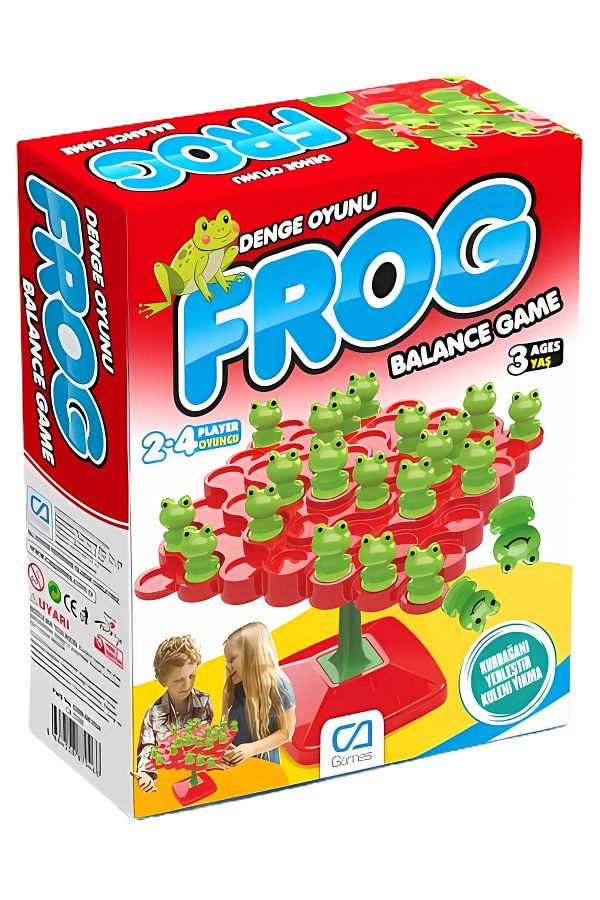CA Games-Frog Balance Game Balance Game Multiplayer Super Fun Educational Family Game for Ages 3+ 1