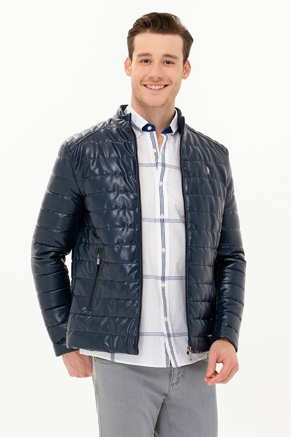 Us polo assn leather jacket top