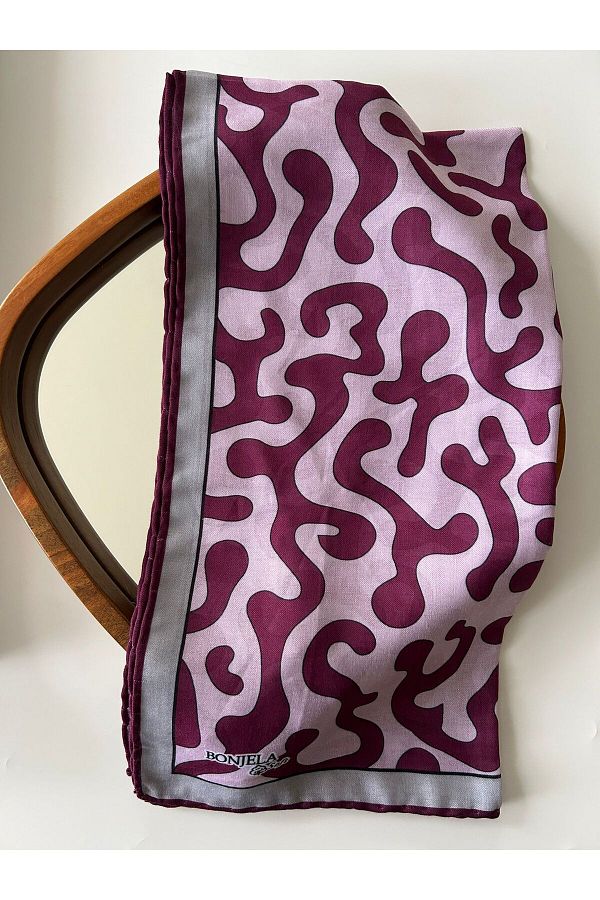 Bonjela-Texture Pattern Digital Soft Scarf 1