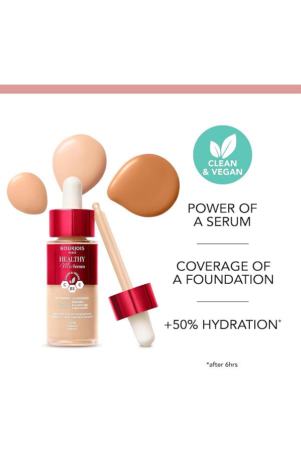 Bourjois Healthy Mix Serum Foundation 55N Deep Beige 30ml Trendyol