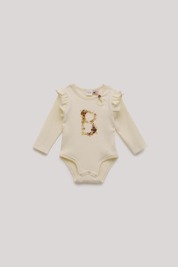Layette BG Store Kız Bebek Ekru Body