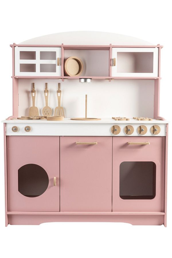 HOBBY HOUSE-Baby Pink Kids Kitchen Set with LED Gift 1